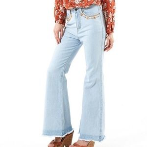 *Reserved Bundle*Spell & the Gypsy Azalea Denim Bells & Gypsy Dancer Blouse